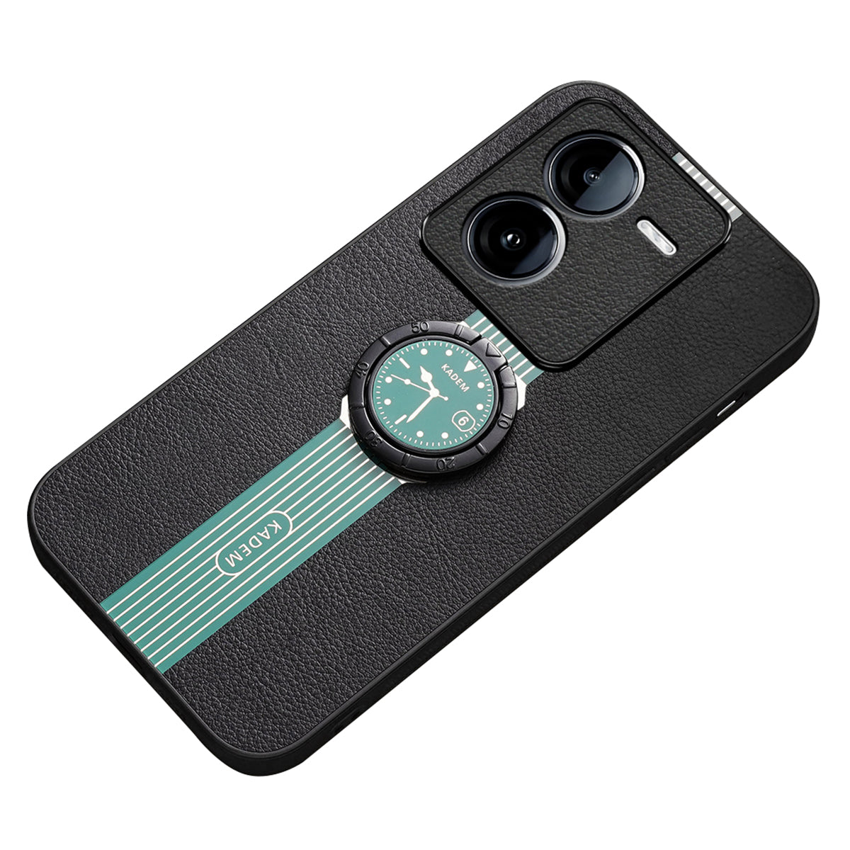 KADEM For vivo iQOO Z9 5G Cell Phone Cases Leather+Acrylic+TPU Shell Supports Magnetic Car Mount KADEM For vivo iQOO Z9 5G Cell Phone Cases Leather+Acrylic+TPU Shell Supports Magnetic Car Mount